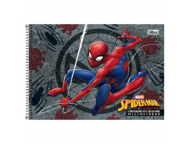 Caderno De Cartografia E Desenho Milimetrado  Spider Man  Tilibra