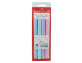 CANETA FABER-CASTELL FINE PEN 4 CORES
