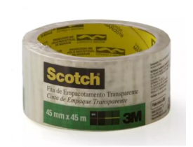 FITA EMPACOTAMENTO SCOTCH 45MM X 45 M 3 M