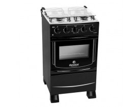 FOGÃO REALCE 4 BOCAS ARES PLUS - PRETO