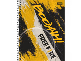 CADERNO TILIBRA 01 MATÉRIA 80 FOLHAS FREE FIRE