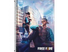 CADERNO TILIBRA FREE FIRE 10 MATÉRIAS 160 FOLHAS