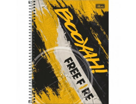 CADERNO TILIBRA FREE FIRE 10 MATÉRIAS 160 FOLHAS