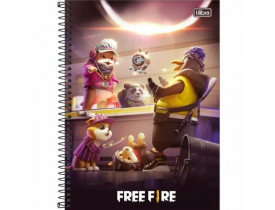 CADERNO TILIBRA FREE FIRE 10 MATÉRIAS 160 FOLHAS