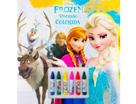 Livro   Disney: Diversão Colorida  Frozen