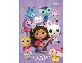 CADERNO TILIBRA BROCHURINHA 1/4 PEQUENO 80 FOLHAS A CASA MAGICA DE GABBY