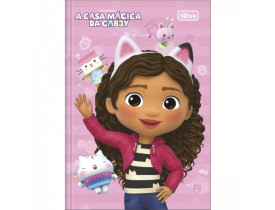 CADERNO TILIBRA BROCHURINHA 1/4 PEQUENO 80 FOLHAS A CASA MAGICA DE GABBY