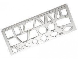 REGUA GEOMETRICA CRISTAL WALEU
