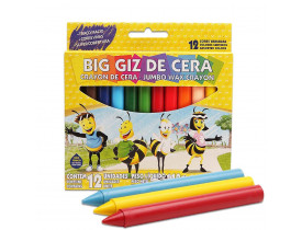 BIG GIZ DE CERA ACRILEX 12 CORES
