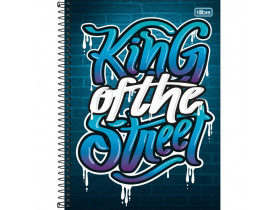 CADERNO CAPA DURA 10 MATÉRIAS GRAFFITI 160 FOLHAS TILIBRA