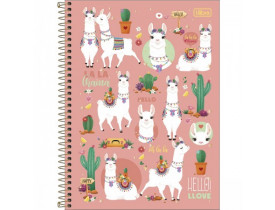 CADERNO TILIBRA UNIVERSITARIO 01 MATÉRIA 80 FOLHAS HELLO
