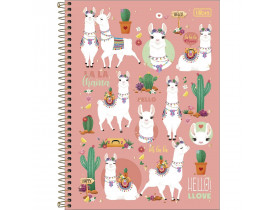 CADERNO CAPA DURA 10 MATÉRIAS HELLO TILIBRIA 10 MATÉRIAS