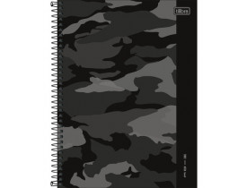 CADERNO HIDE CAMUFLADO 160 FOLHAS 10X1 - TILIBRA