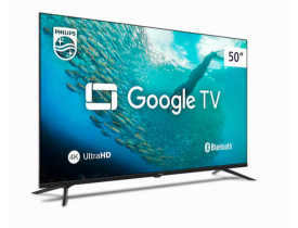 Smart TV LED 50" Ultra HD 4K Philips 50PUG7019 com Google TV, Comando de Voz, Wi-Fi, Entradas HDMI e USB