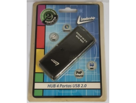 HUB 4 PORTAS USB 2.0 LEADERSHIP