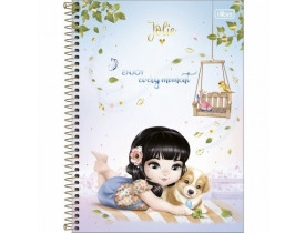 CADERNO TILIBRA 10 MATERIAS JOLIE 160 FOLHAS