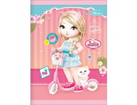 Caderno  Brochura  Capa Flexível  1/4 Jolie  48 Folhas