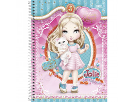 CADERNO TILIBRA 01 MATERIAS JOLIE 96 FOLHAS