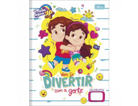 CADERNO TILIBRA BROCHURÃO 40 FOLHAS CALIGRAFIA MARIA CLARA E JP