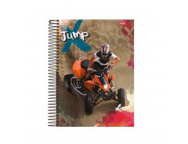 CADERNO FORONI 01 MATERIA 96 FOLHAS JUMP CAPA DURA