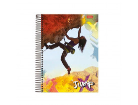 CADERNO FORONI 01 MATERIA 96 FOLHAS JUMP CAPA DURA