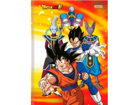 CADERNO BROCHURÃO GRANDE SÃO DOMINGOS DRAGON BALL 80 FOLHAS