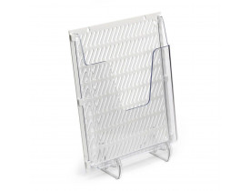 Expositor Office Branco/Cristal Ref. 820 Waleu