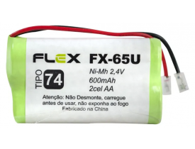 BATERIA FLEX P/ TELEFONE  FX-65U TIPO 74