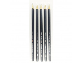 KIT 5 LAPIS FABER CASTELL MAX PRETO Nº2