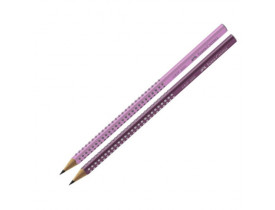 KIT 2 LAPIS FABER CASTELL ECOLAPIS GRIP LILAS/ROSA
