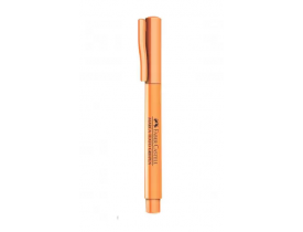 CANETA MARCA TEXTO GRIFPEN FABER-CASTELL LARANJA PASTEL