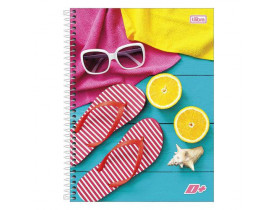 Caderno D+ Summer 10 Matérias  Tilibra