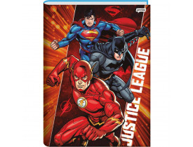 Caderno Brochura 1/4 Capa Dura Liga Da Justica 96Folhas