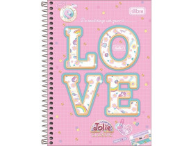 CADERNO TILIBRA 01 MATÉRIA 80 FOLHAS JOLIE CLASSIC