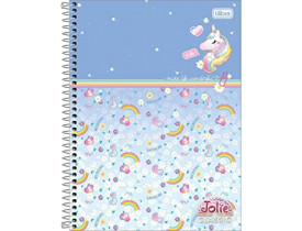CADERNO TILIBRA 01 MATÉRIA 80 FOLHAS JOLIE CLASSIC