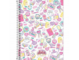 CADERNO TILIBRA 01 MATÉRIA 80 FOLHAS JOLIE CLASSIC