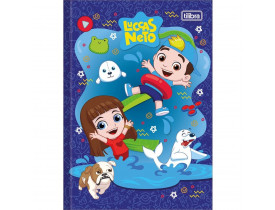 CADERNO LUCCAS NETO BROCHURA PEQUENO 80 FOLHAS CAPA DURA