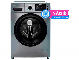 Lavadora de Roupas Midea Storm Wash LFA11X1 -NÃO É LAVA E SECA - Inverter 11kg Cesto Inox 16 Programas de Lavagem 