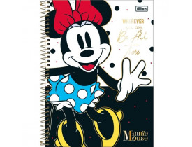 CADERNO TILIBRA 10 MATERIAS MINNIE MOUSE 160 FOLHAS