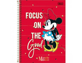 CADERNO TILIBRA 10 MATERIAS MINNIE MOUSE 160 FOLHAS