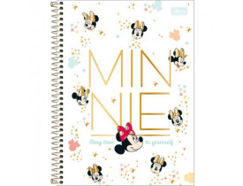 CADERNO TILIBRA 10 MATERIAS MINNIE MOUSE 160 FOLHAS