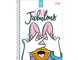 CADERNO TILIBRA 10 MATERIAS 160 FOLHAS MARGARIDA