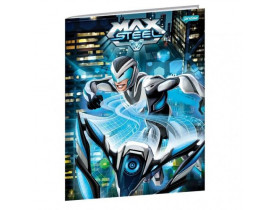 CADERNO JANDAIA BROCHURA PEQUENO CAPA MOLE 96 FOLHAS MAX STEEL