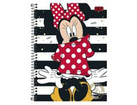 Caderno Tilibra Capa Dura 10 matérias Minnie Ref 02