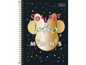 CADERNO TILIBRA 01 MATÉRIA 80 FOLHAS MINNIE MOUSE