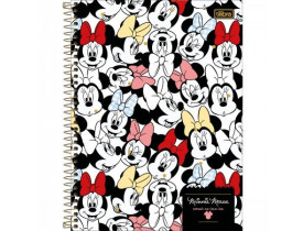 CADERNO TILIBRA 10 MATERIAS MINNIE MOUSE 160 FOLHAS