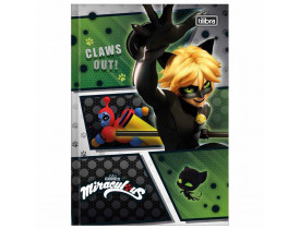 CADERNO TILIBRA BROCHURA PEQUENO 1/4 96 FOLHAS MIRACULOUS