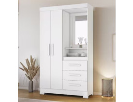 GUARDA ROUPA CAPELINHA NOTAVEL 6020 BRANCO