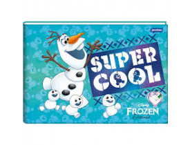 Caderno  Desenho  Brochura  Capa Dura  1/4 40 Folhas   Frozen  Jandaia