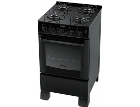 Fogão Itatiaia 4 Bocas Essencial com Mesa de Vidro Bivolt – Preto